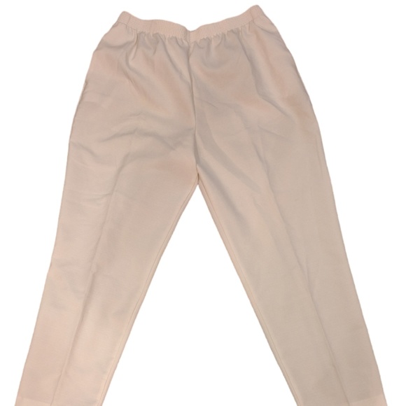 White Elasticated Pants - Picture 1 of 3